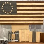 American Flag out of Accoya