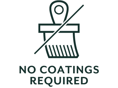 No Coating Badge