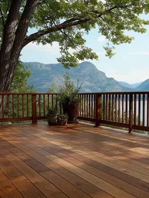 Black Locust Deck, nice grain